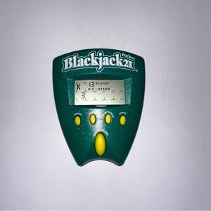 Radica Pocket Blackjack 21 Handheld Electronic Game 2002 – Works Great!